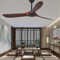 WINTERBOURNE WOODEN SILENT DIMMER CEILING FAN WITH INTEGRATED LIGHTING