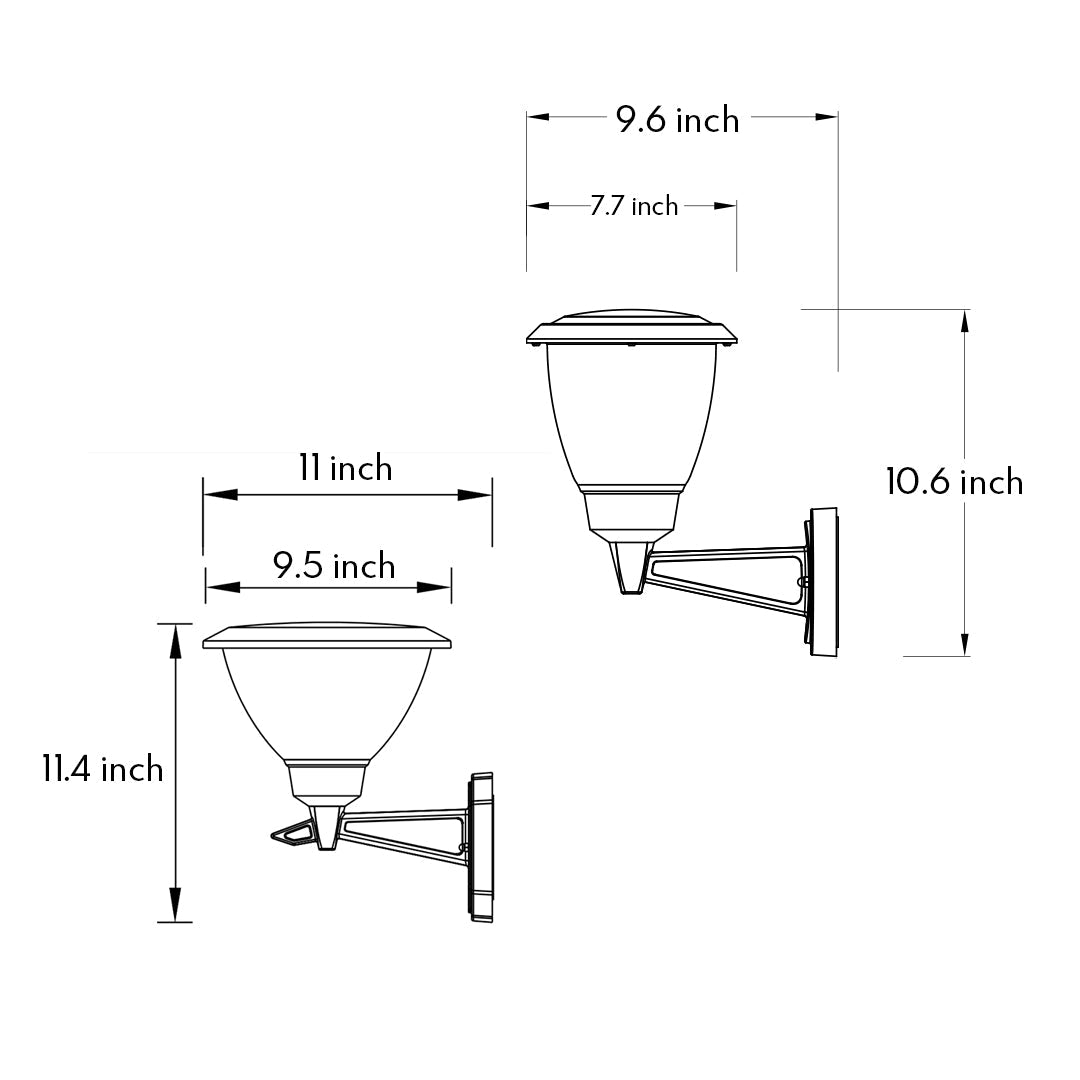 WINDSOR SHADOW WATER-RESISTANT LED WALL SCONCE