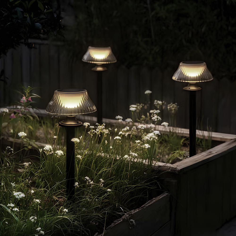 BRAMBLEHURST SOLAR GARDEN ILLUMINATOR, VINTAGE WATERPROOF STAKE LIGHT