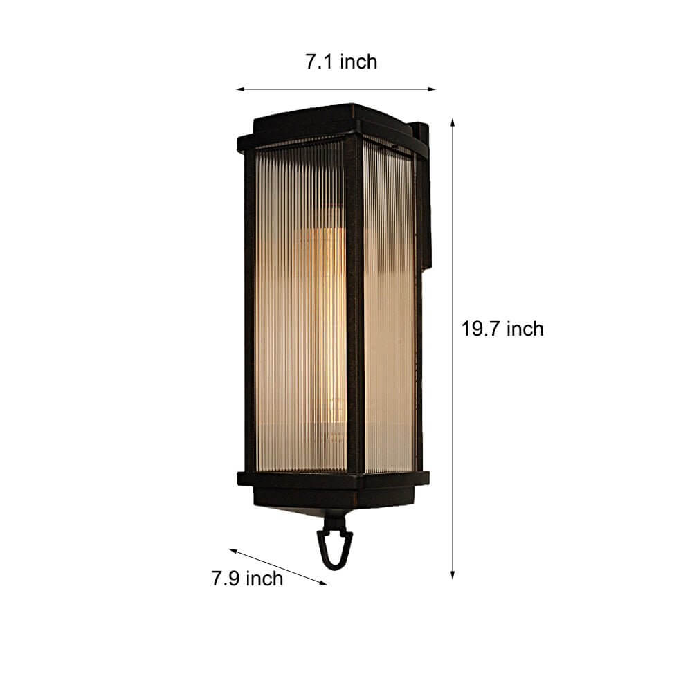 WINDSOR HEIGHTS 19.7-INCH OUTDOOR WALL SCONCE