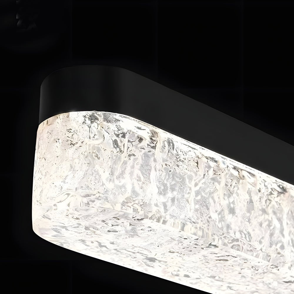 WINDSOR BLACK LINEAR HANGING LIGHT WITH DIMMER, 47.24 INCHES
