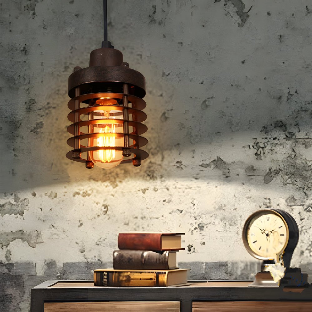 HAWTHORNE METAL CAGE KITCHEN HANGING LIGHT