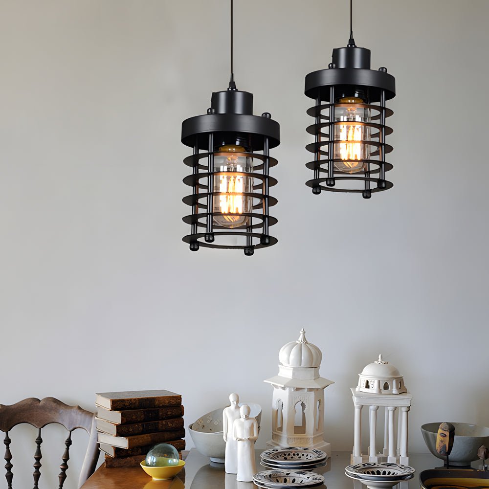 HAWTHORNE METAL CAGE KITCHEN HANGING LIGHT