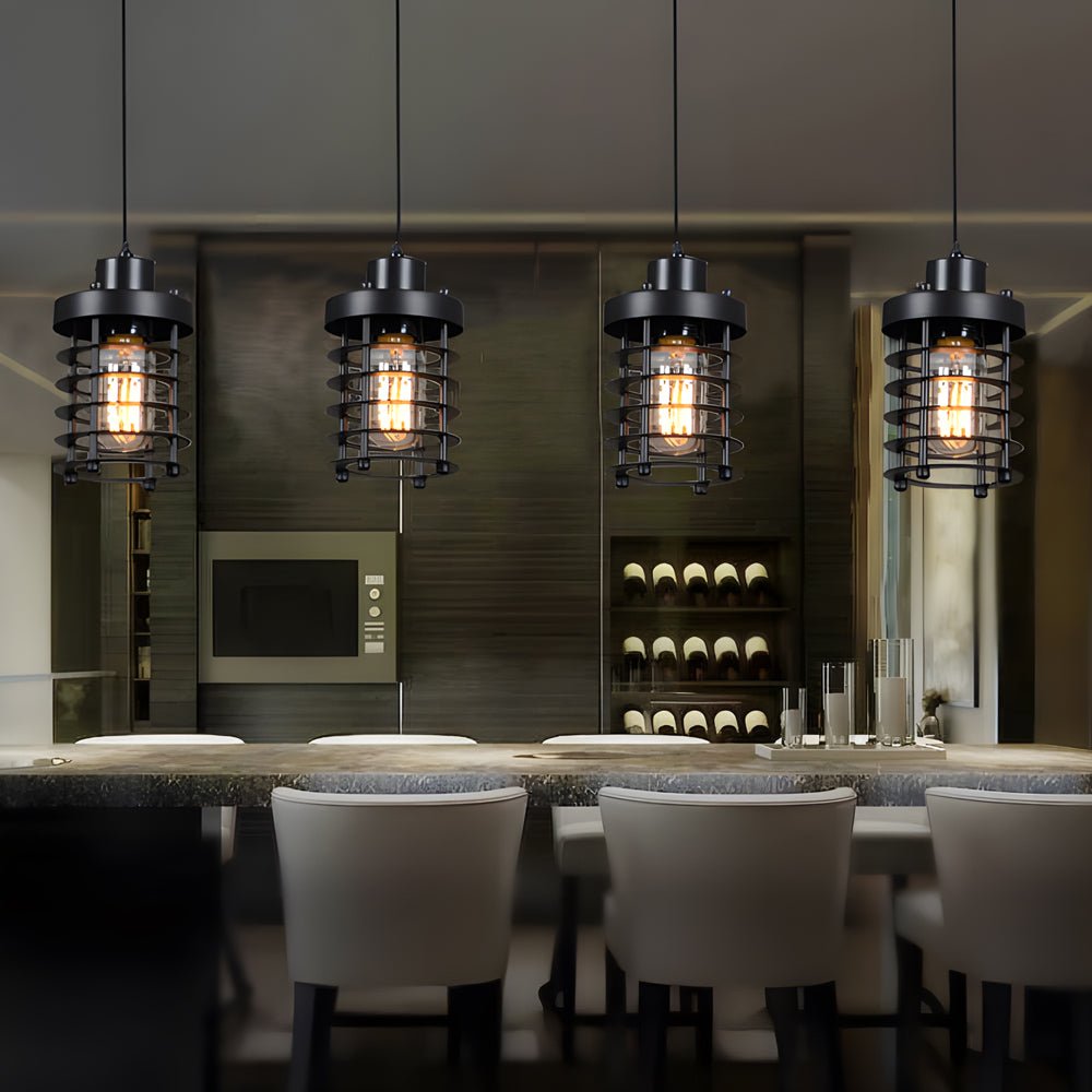 HAWTHORNE METAL CAGE KITCHEN HANGING LIGHT