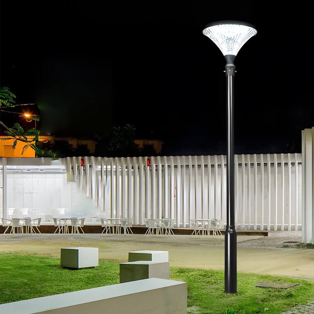 RAVENSHIRE SOLAR STREET LANTERN WITH BLACK POLE