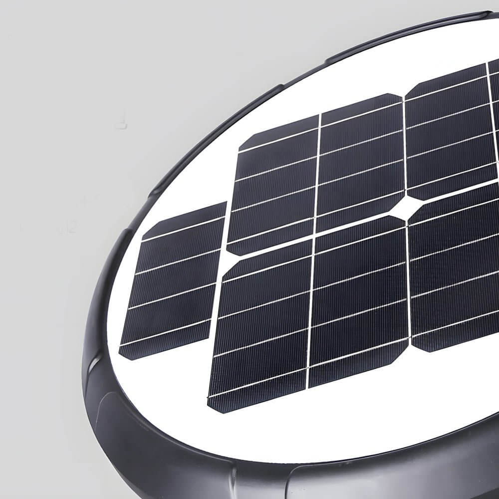 RAVENSHIRE SOLAR STREET LANTERN WITH BLACK POLE