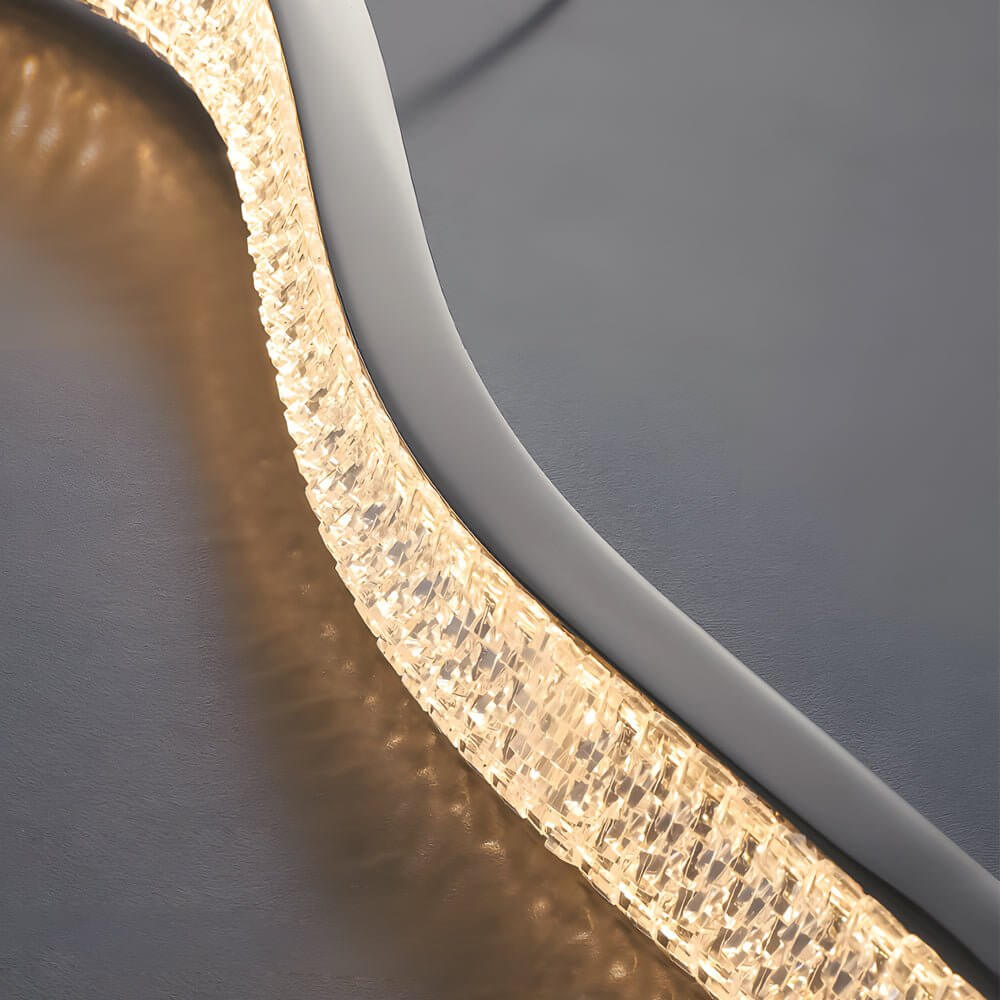 RAVENSCROFT MODERN WAVE SINGLE LED HANGING LIGHT