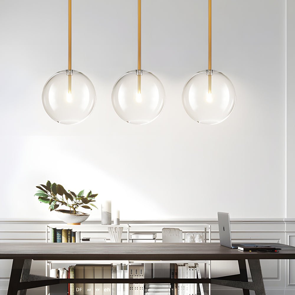 WINTHROP CRYSTAL ORB HANGING LANTERN