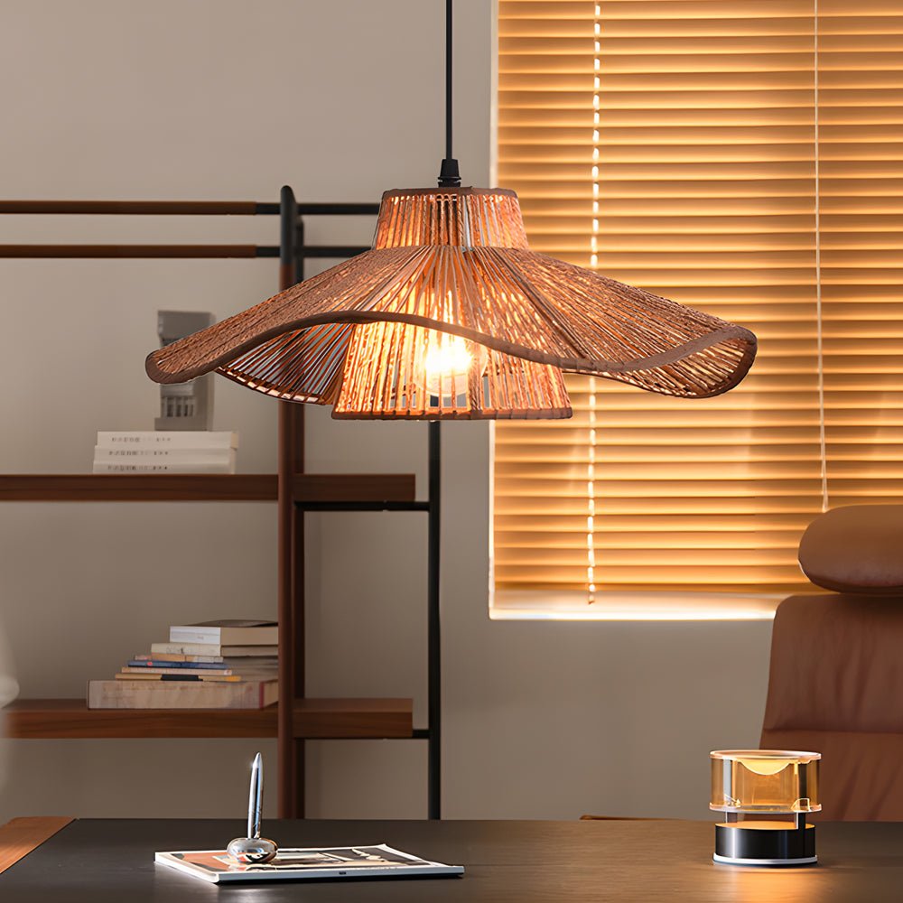 WINTHROP HEMP ROPE TRIPLE-TIERED PENDANT LIGHTING