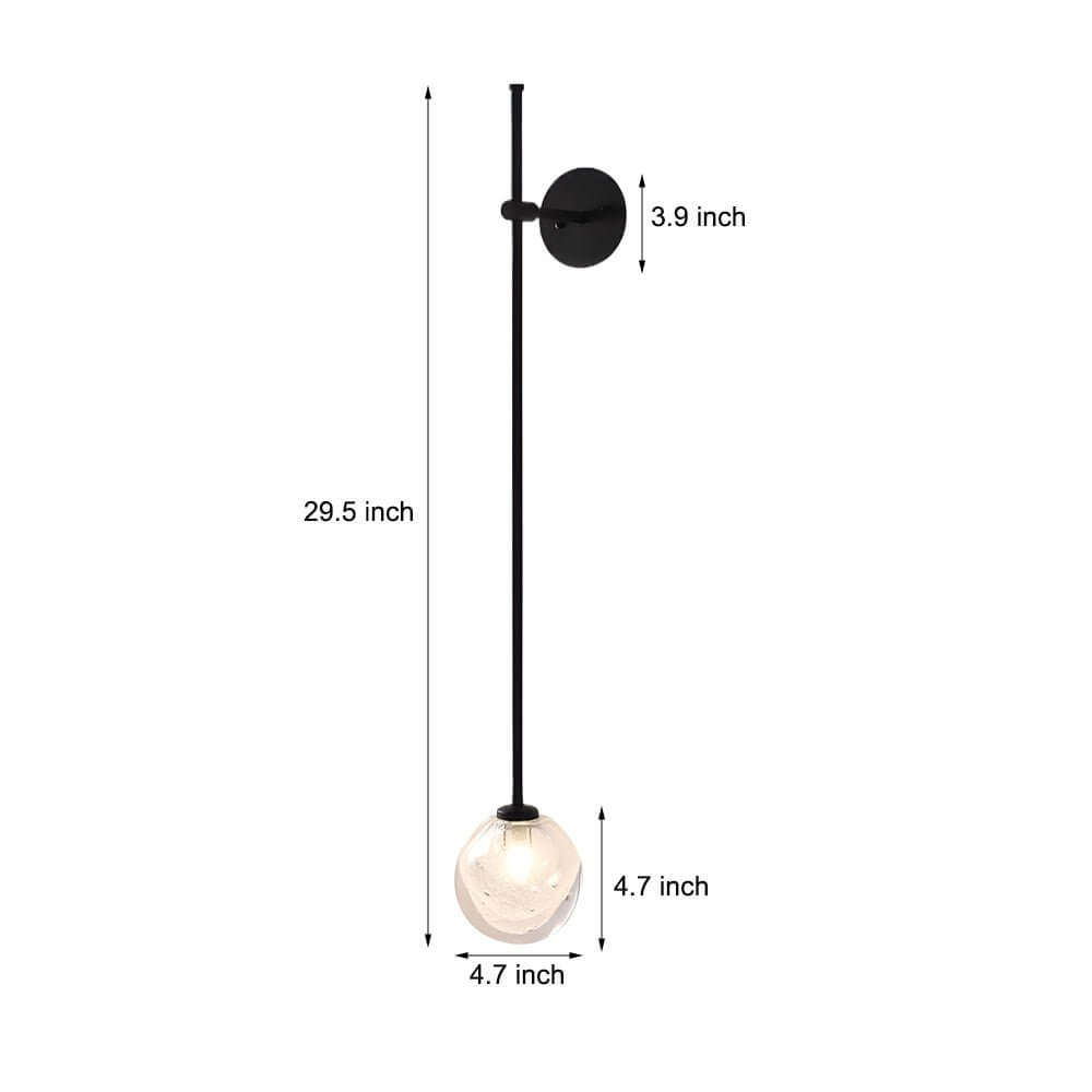 WINDSOR BUBBLE GLASS WALL SCONCE