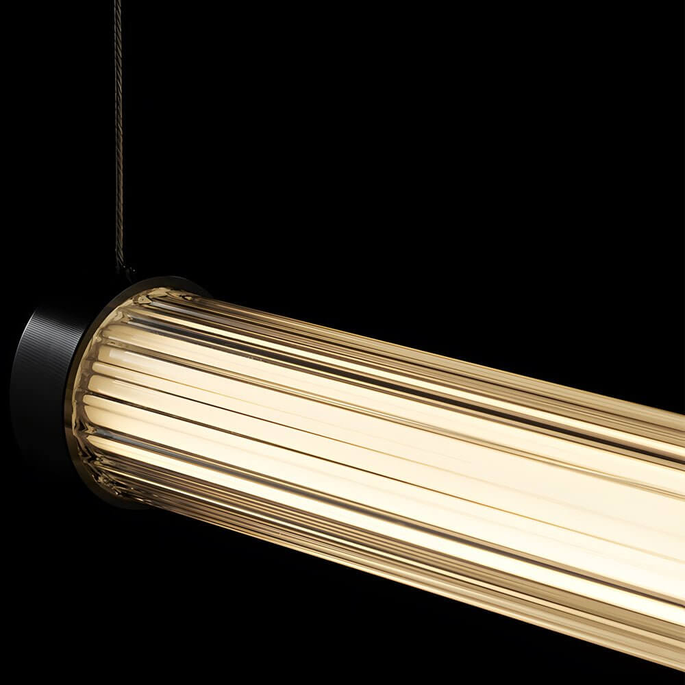 WINTHROP CLEAR GLASS LINEAR ISLAND PENDANT
