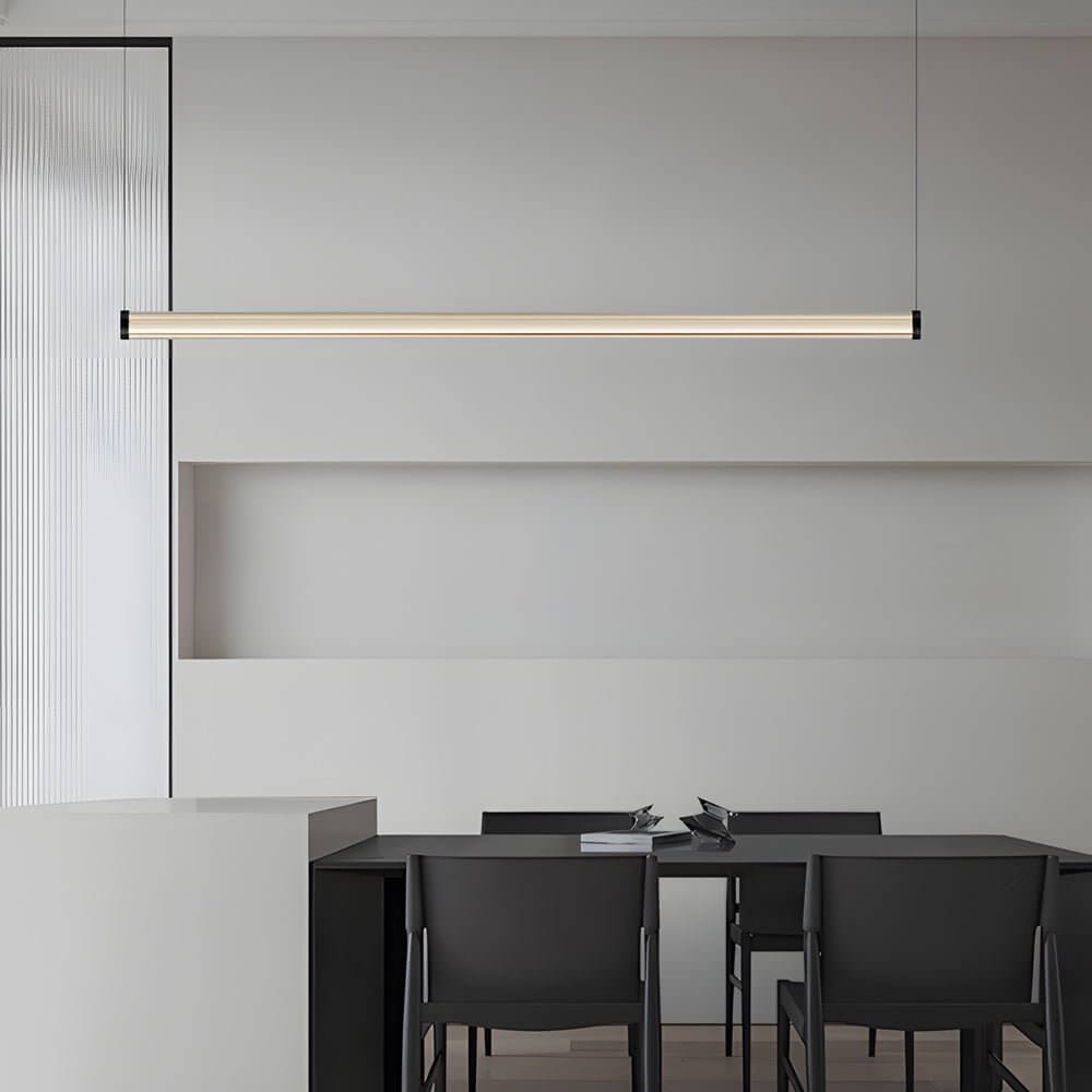 WINTHROP CLEAR GLASS LINEAR ISLAND PENDANT