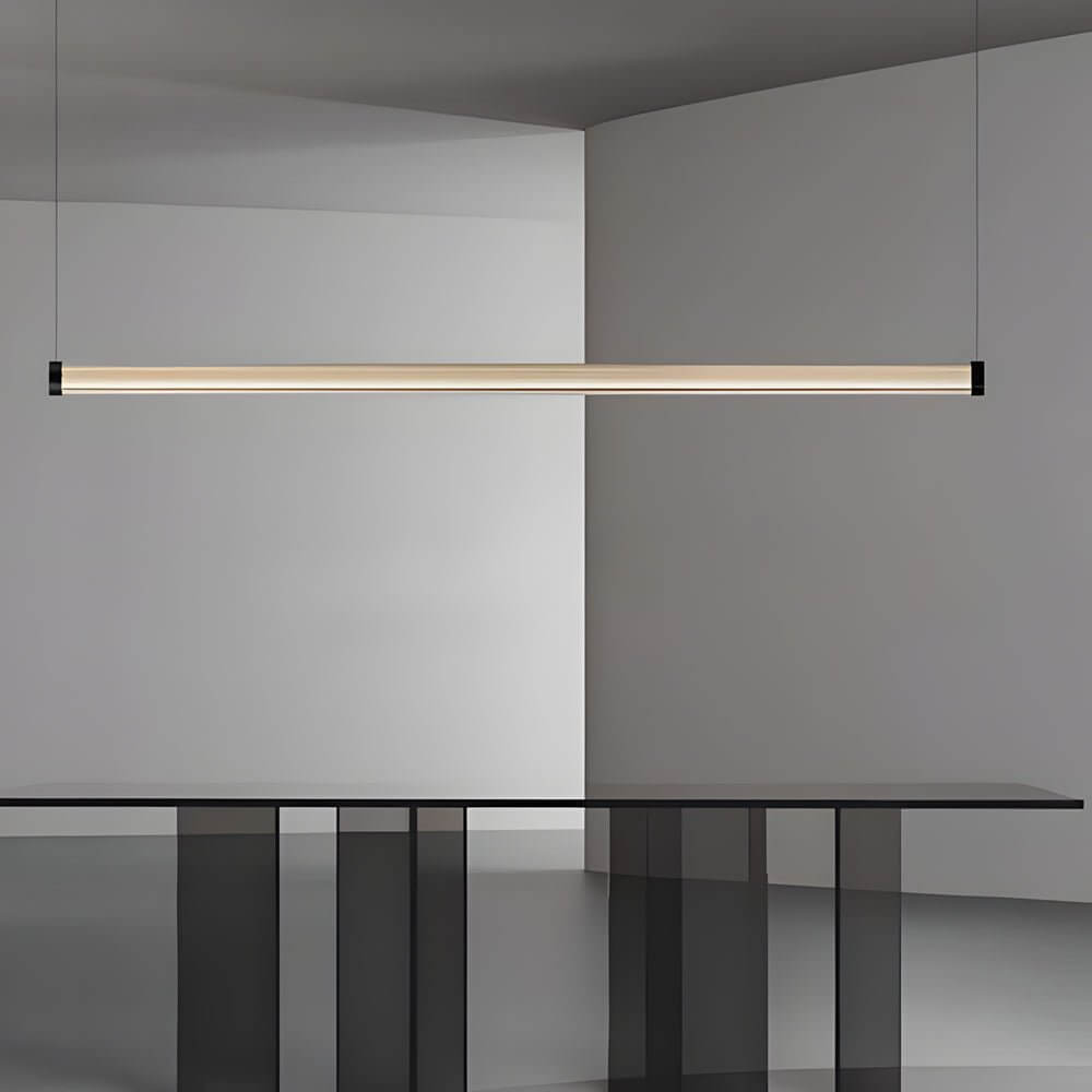 WINTHROP CLEAR GLASS LINEAR ISLAND PENDANT