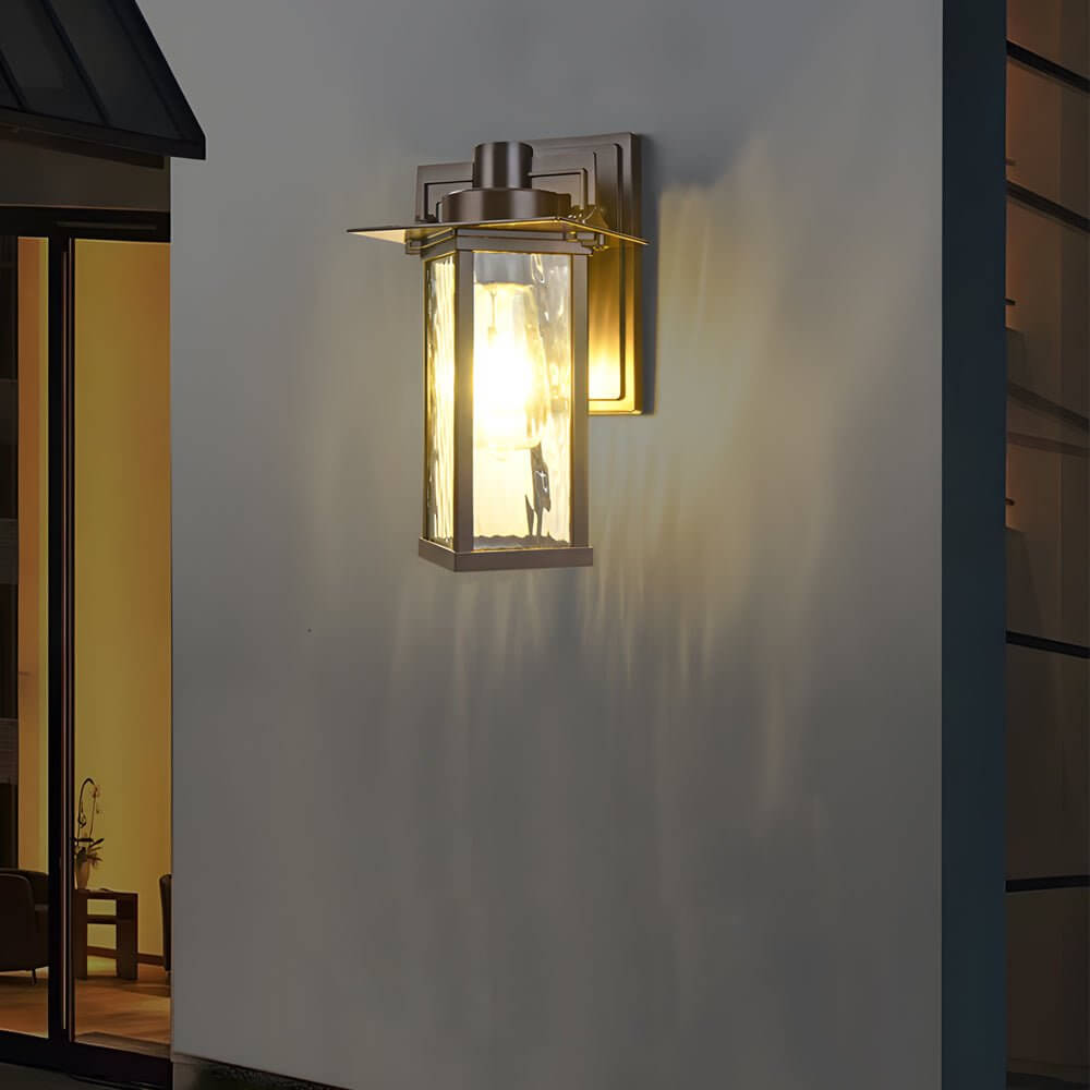 GRIMSBY GLASS OUTDOOR WALL SCONCE