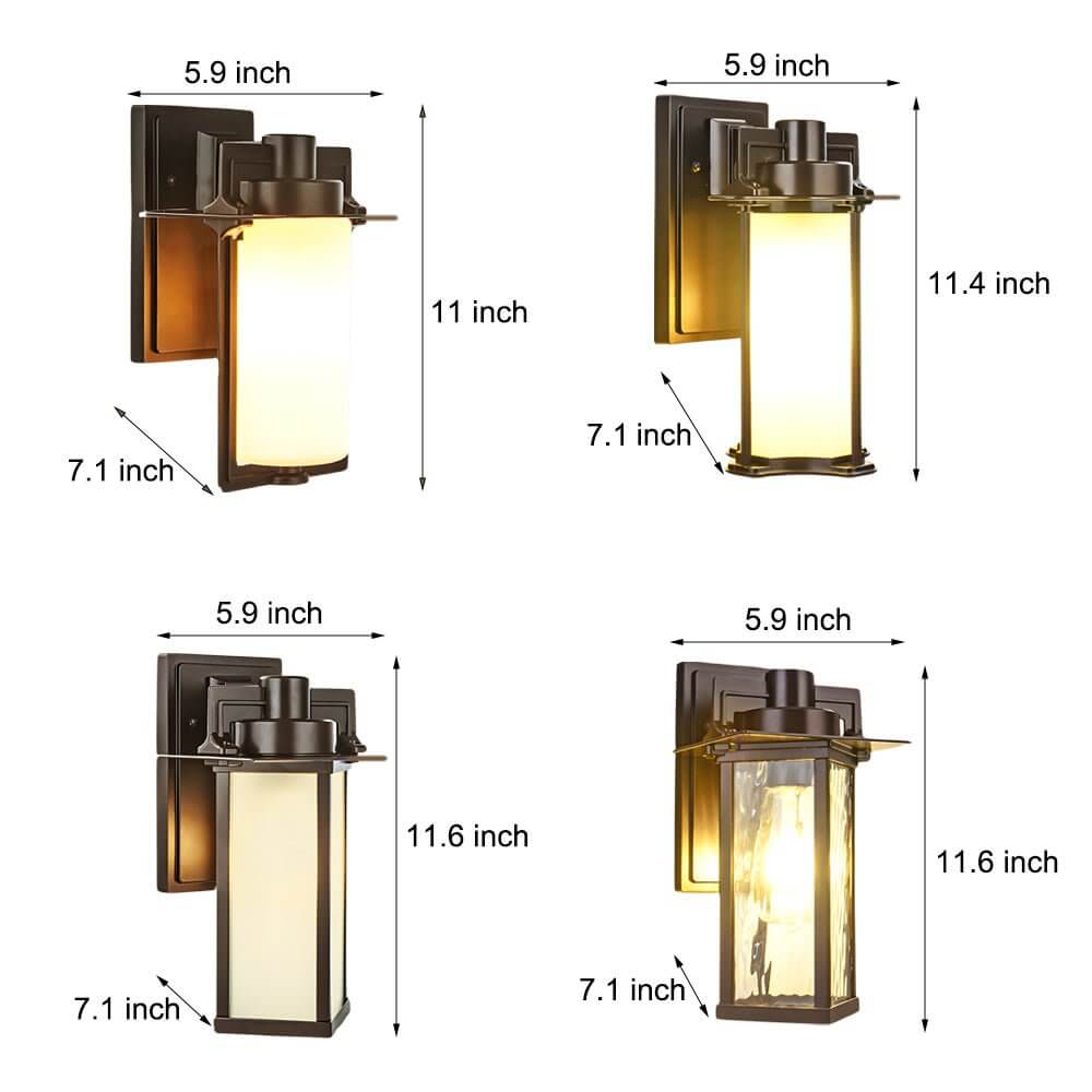 GRIMSBY GLASS OUTDOOR WALL SCONCE