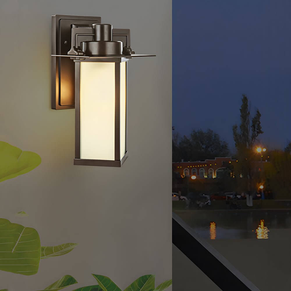 GRIMSBY GLASS OUTDOOR WALL SCONCE