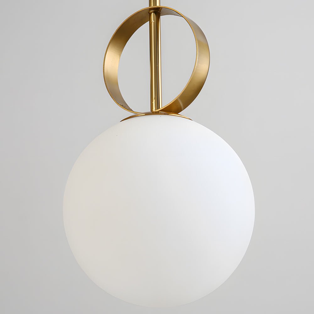 WINTHROP GOLDEN OPAL ORB PENDANT LUMINAIRE