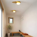WINTERBOURNE OVAL METAL AND GLASS CEILING LANTERN