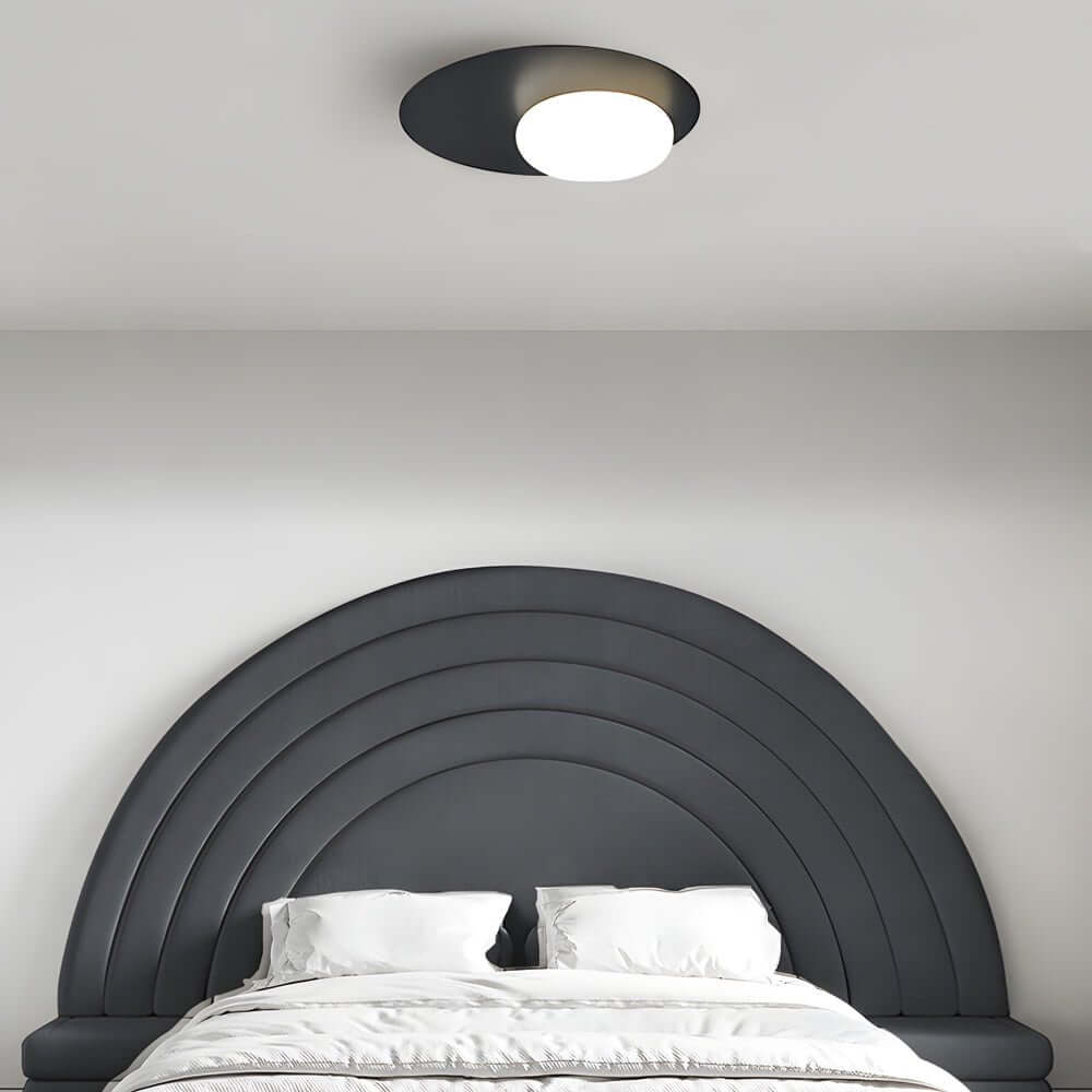 WINTERBOURNE OVAL METAL AND GLASS CEILING LANTERN