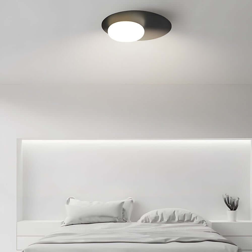 WINTERBOURNE OVAL METAL AND GLASS CEILING LANTERN