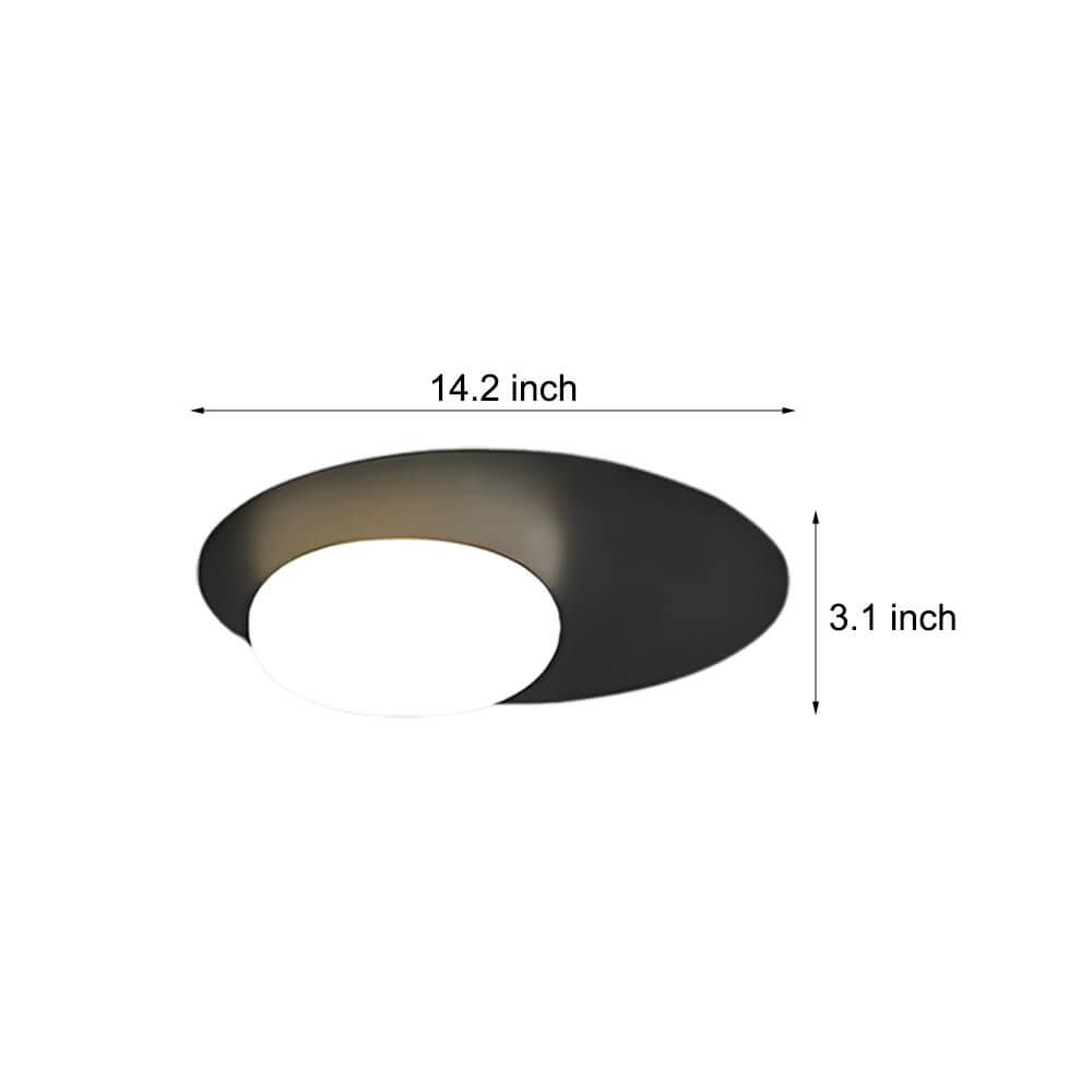 WINTERBOURNE OVAL METAL AND GLASS CEILING LANTERN