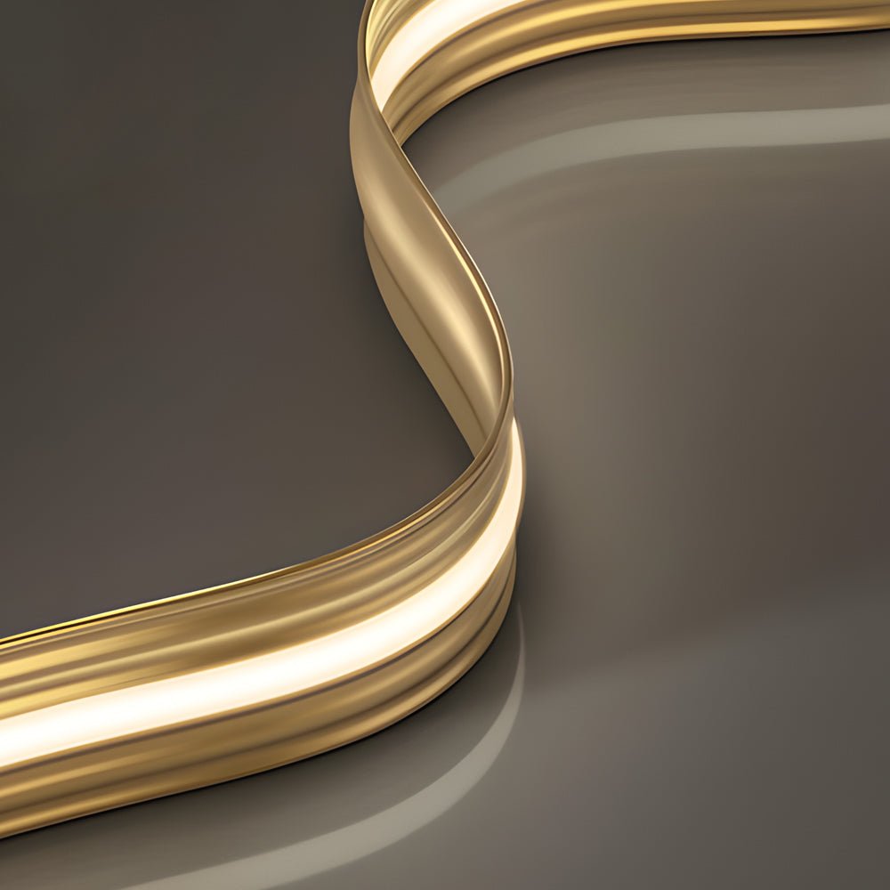 WINTHORPE WAVE BRASS PENDANT LIGHT FOR KITCHEN ISLAND