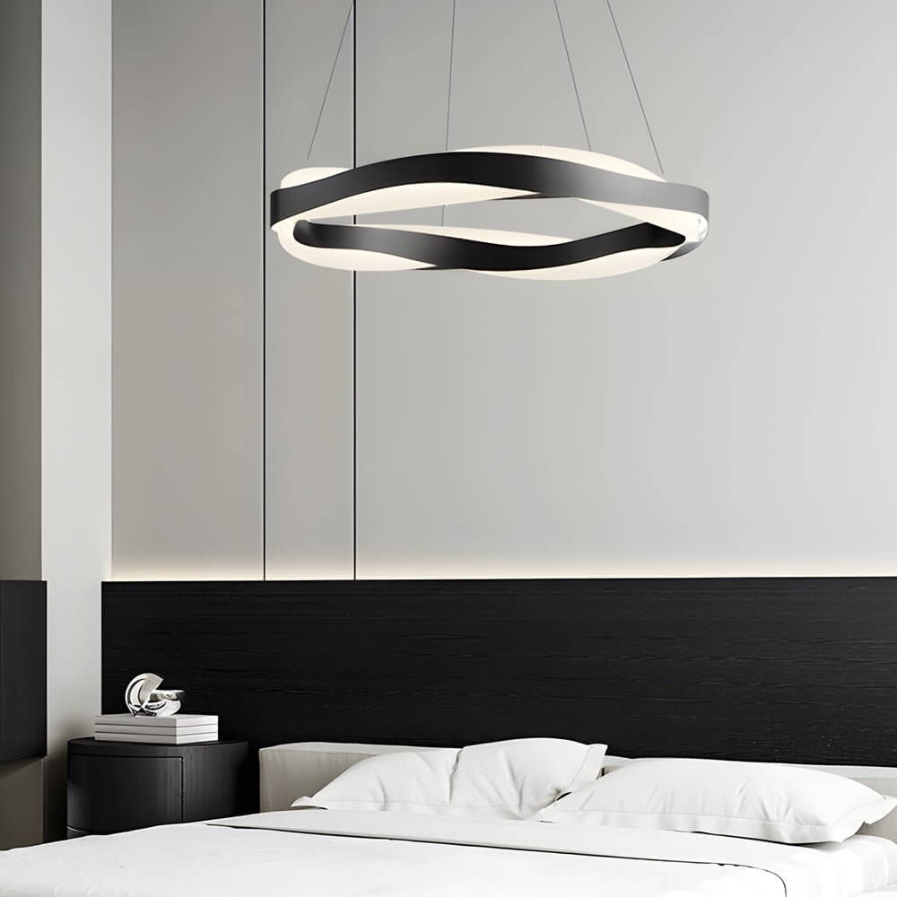 WINDSOR WAVING RIBBON LED HANGING LIGHT