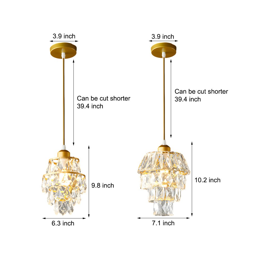 WINDSOR CRYSTAL DROPLET MINI PENDANT