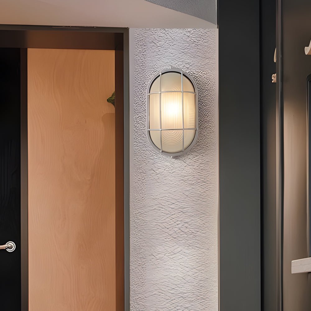 ELMINGTON RETRO OVAL OUTDOOR WALL SCONCE