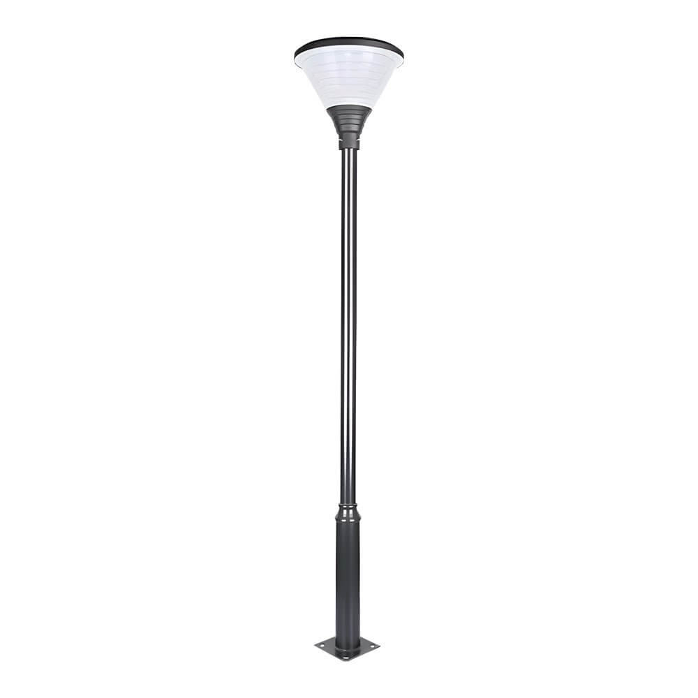 WINTHORPE BLACK SOLAR GLOBE LAMP POST