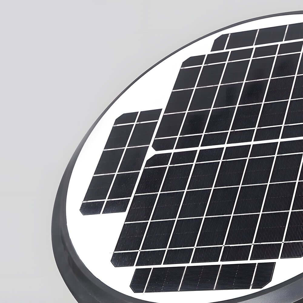 WINTHORPE BLACK SOLAR GLOBE LAMP POST