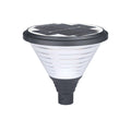 WINTHORPE BLACK SOLAR GLOBE LAMP POST