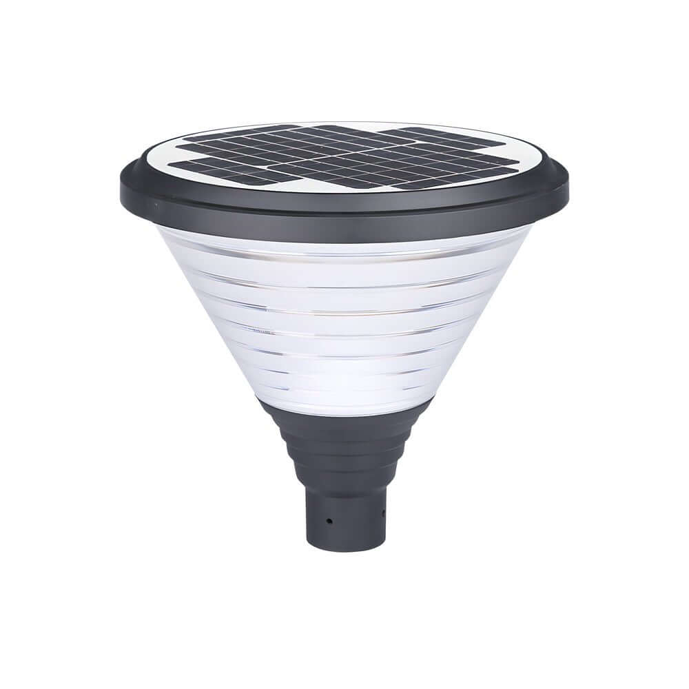 WINTHORPE BLACK SOLAR GLOBE LAMP POST