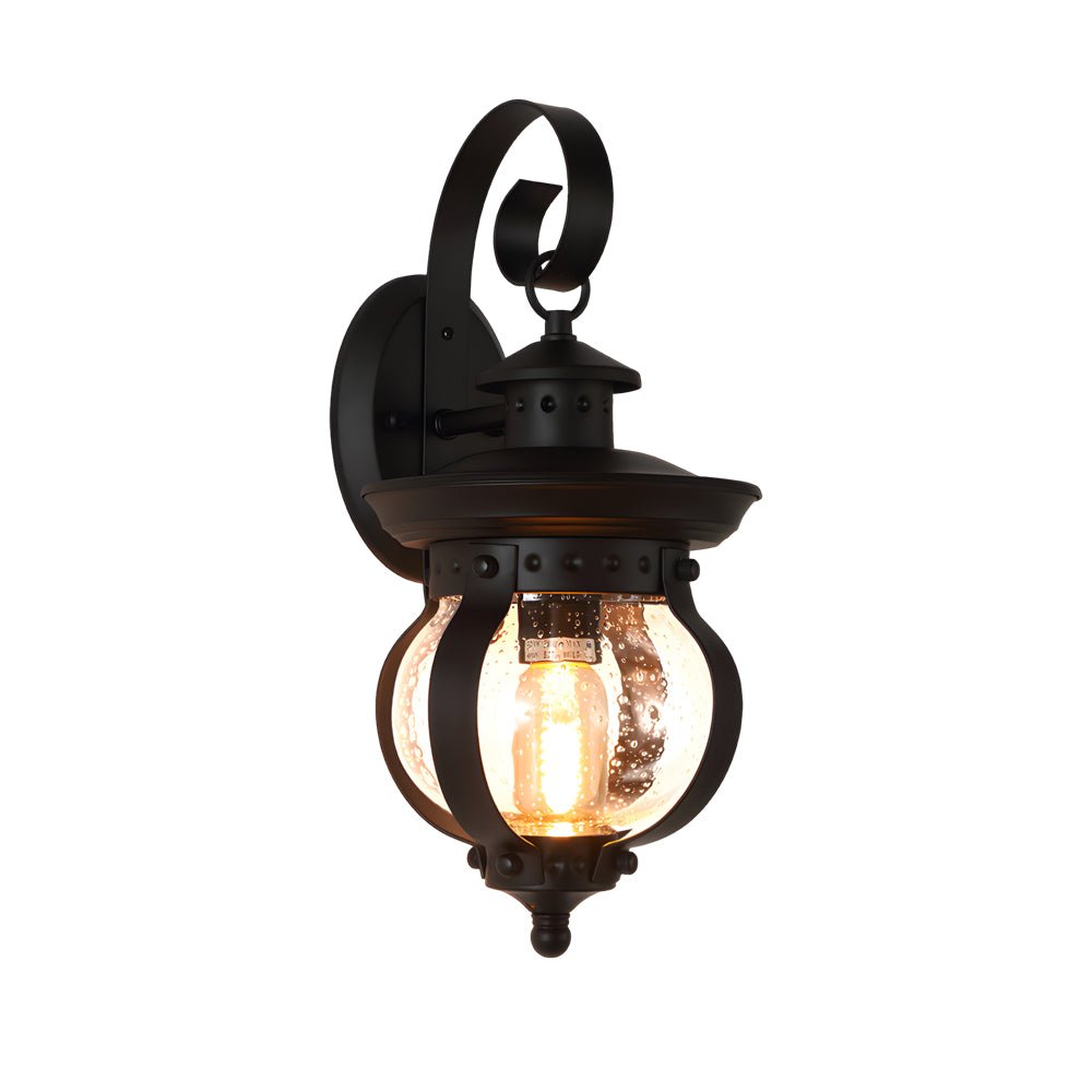 WINDSOR SEEDLING LED OUTDOOR WALL SCONCE WITH CURVATURE ARM