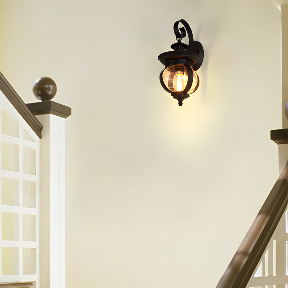 WINDSOR SEEDLING LED OUTDOOR WALL SCONCE WITH CURVATURE ARM