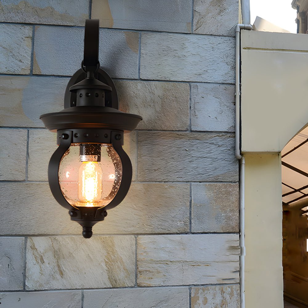 WINDSOR SEEDLING LED OUTDOOR WALL SCONCE WITH CURVATURE ARM