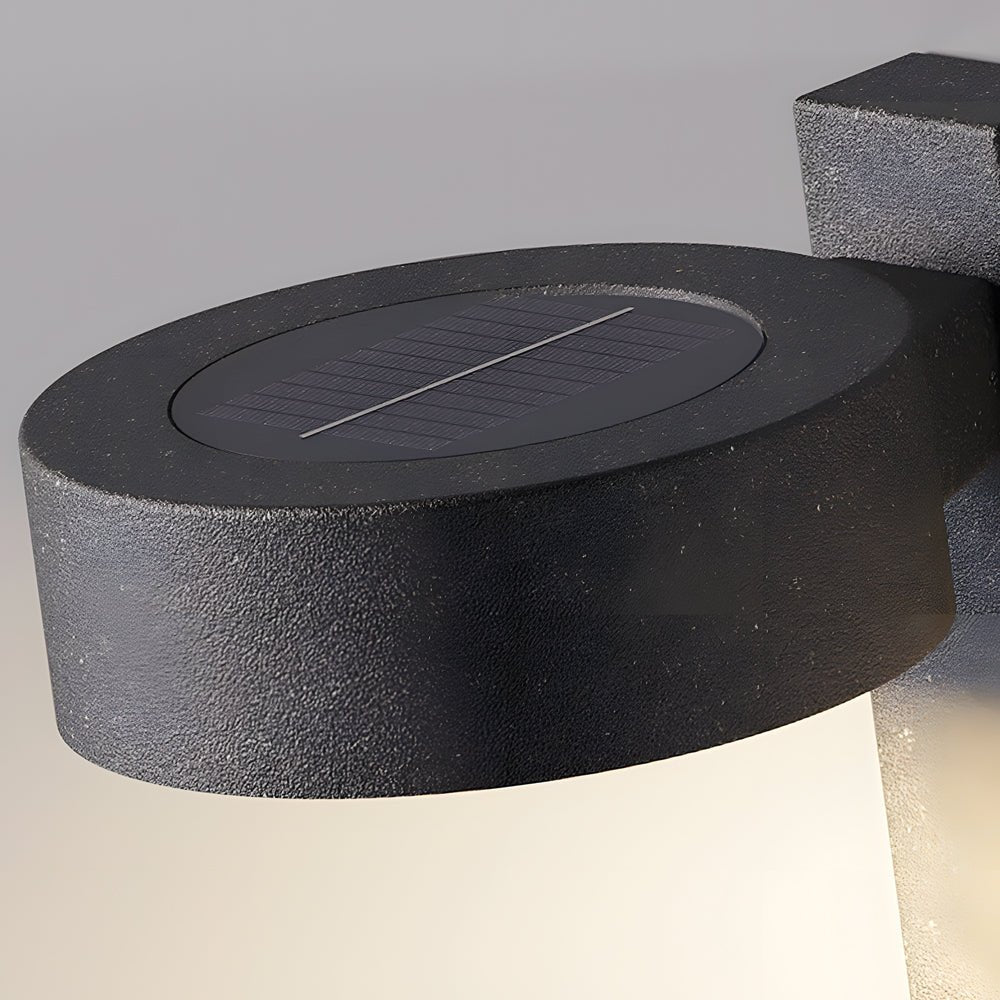 WHITBY SOLAR-POWERED GARDEN WALL LANTERN WITH INTEGRATED PLANTER