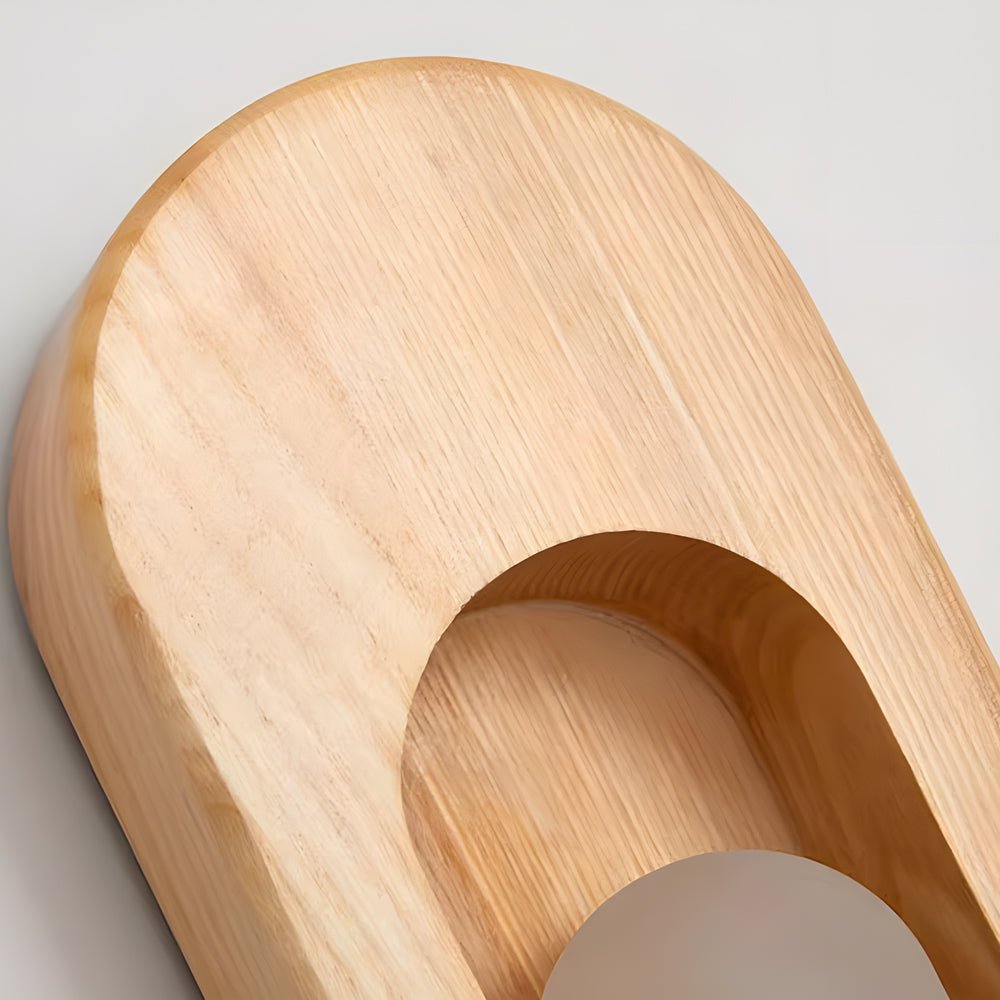 WINTHORPE WALNUT OVAL WALL LIGHT