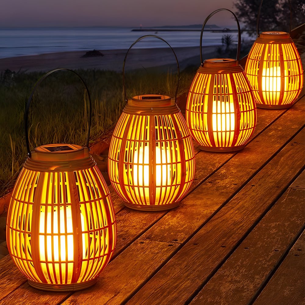 RAVENHALL SOLAR GLOW OUTDOOR LANTERN SET