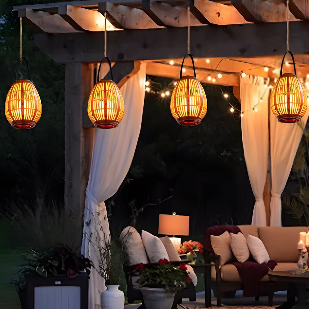 RAVENHALL SOLAR GLOW OUTDOOR LANTERN SET