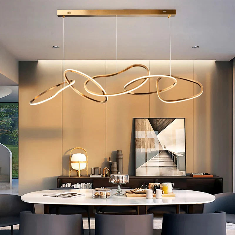 WINDSOR GLEAM IRREGULAR LINK LED CHANDELIER