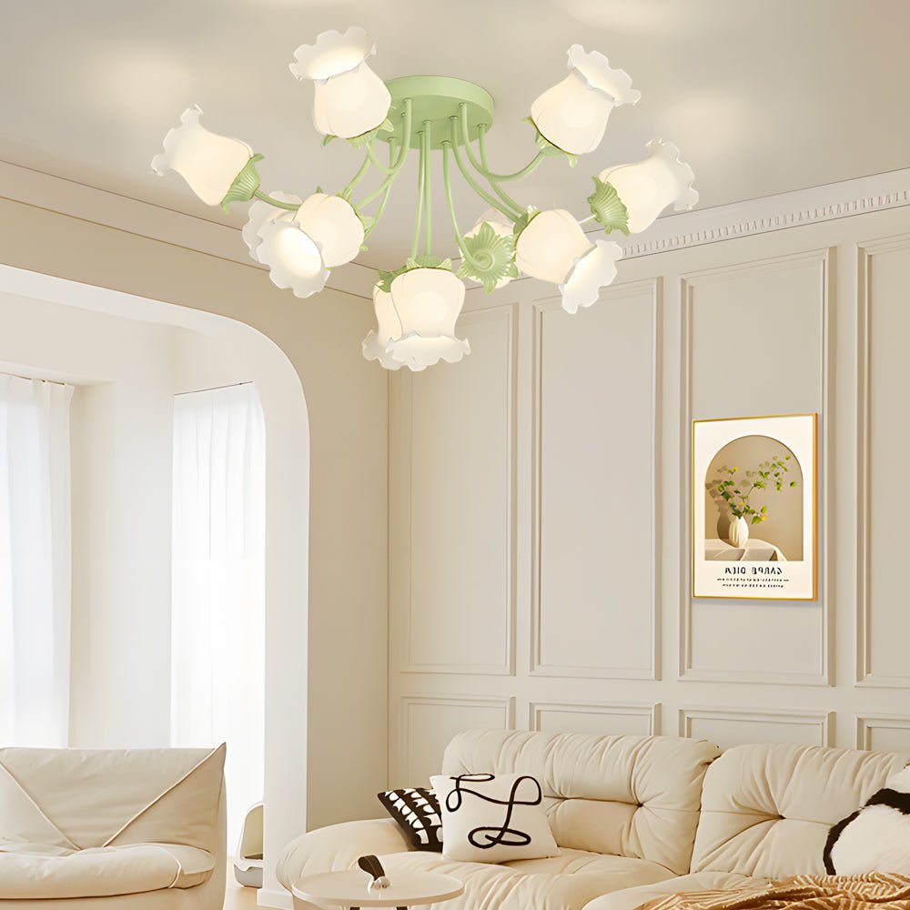 WHITECREST FLORAL TRIO DIMMABLE CEILING LUMINAIRE