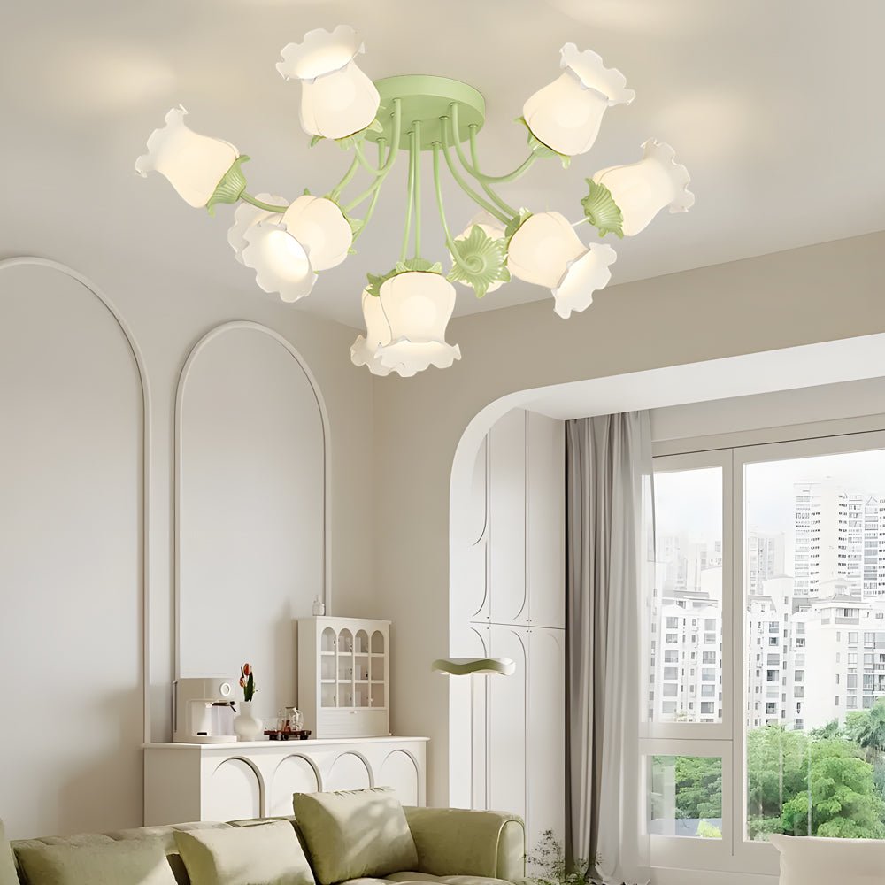 WHITECREST FLORAL TRIO DIMMABLE CEILING LUMINAIRE