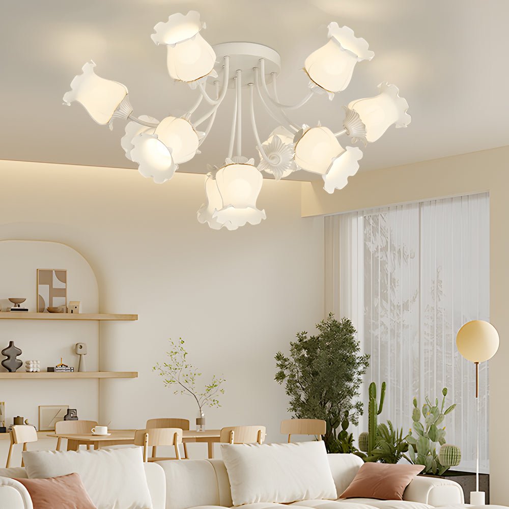WHITECREST FLORAL TRIO DIMMABLE CEILING LUMINAIRE