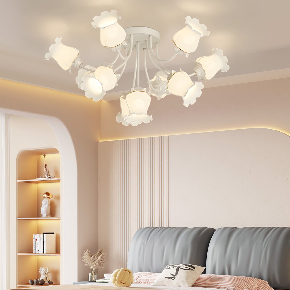 WHITECREST FLORAL TRIO DIMMABLE CEILING LUMINAIRE