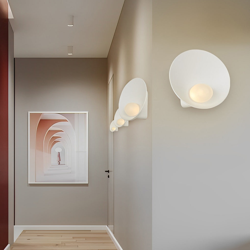 WINTHROP CIRCULAR RESIN AND GLASS WALL LANTERN