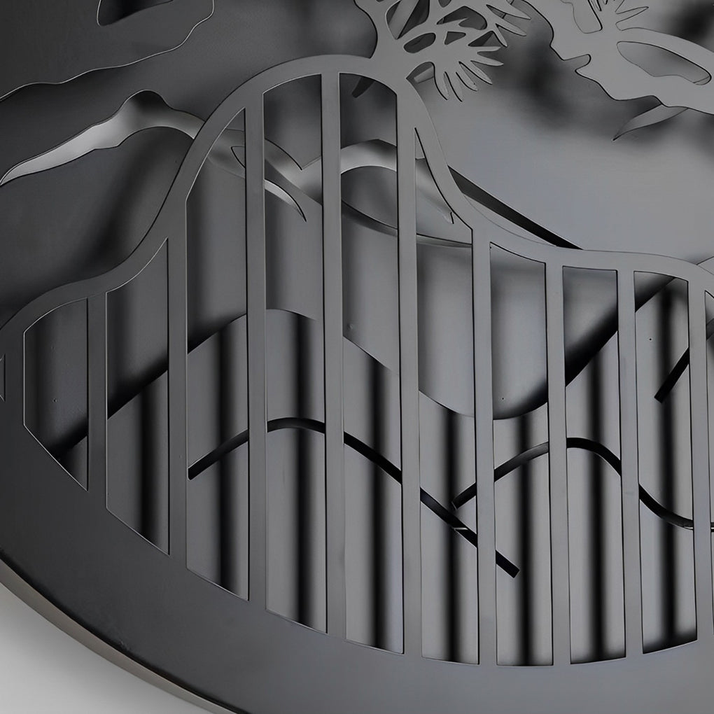 RAVENCLIFFE CIRCULAR OUTDOOR LED WALL LIGHTING WITH WATER-RESISTANT DESIGN