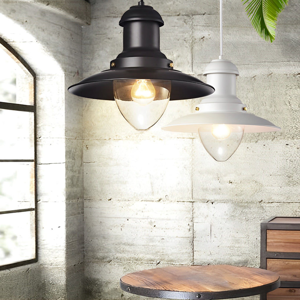 WINTHROP INDUSTRIAL ROUND METAL CEILING LIGHT