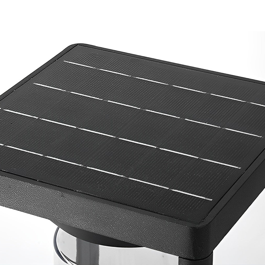 WINDSOR SQUARE SOLAR FENCE LIGHTING WITH WATERPROOF LED ILLUMINATION