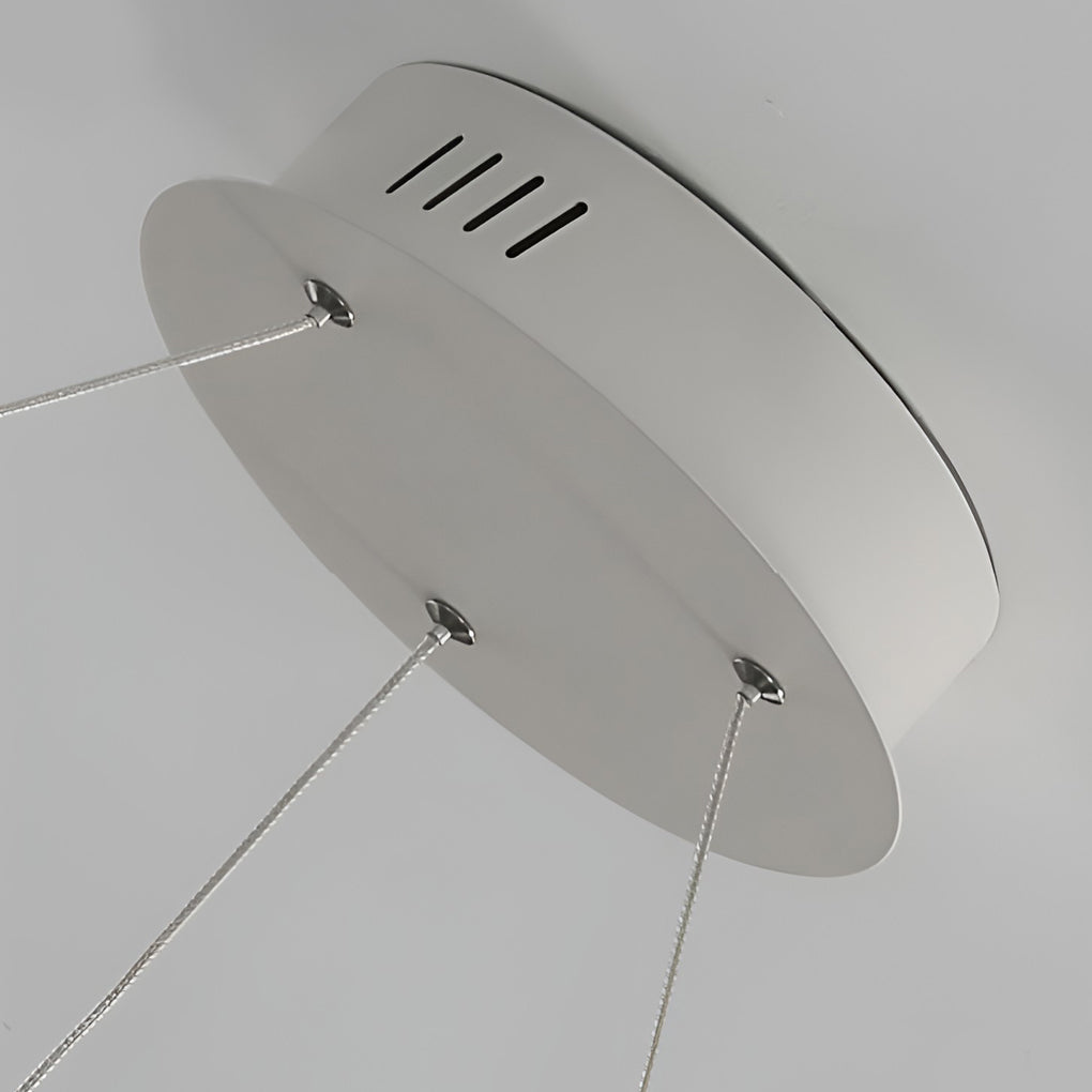 FENWICK CIRCULAR DIMMER CHANDELIER WITH THREE LIGHTING MODES